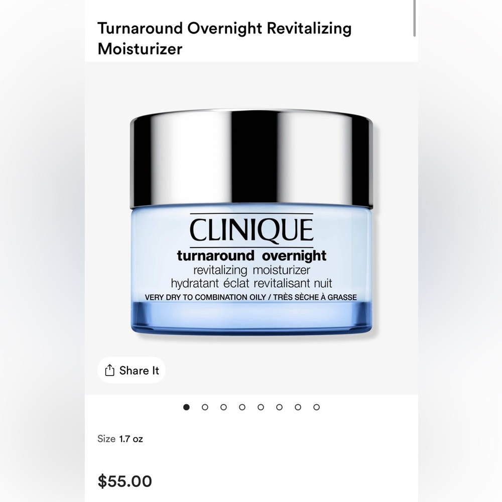 Clinique Turnaround Overnight Revitalizing Cream